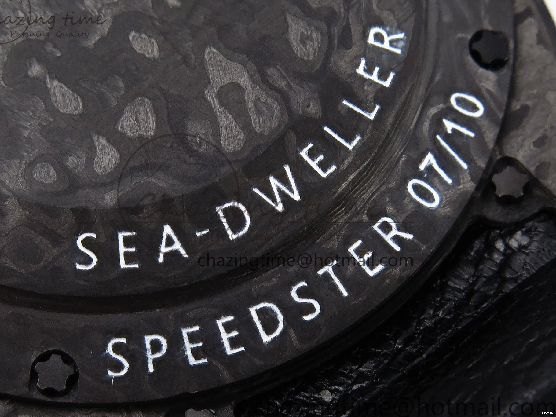 Black Strap Dweller on Dial A2824 DIWF Edition Nylon 43mm Black Best Carbon Sea 0411